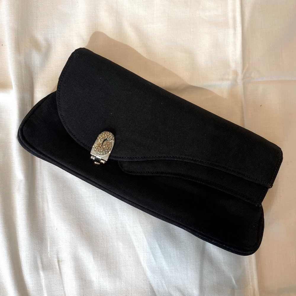 Vintage Garay Black Evening Clutch
